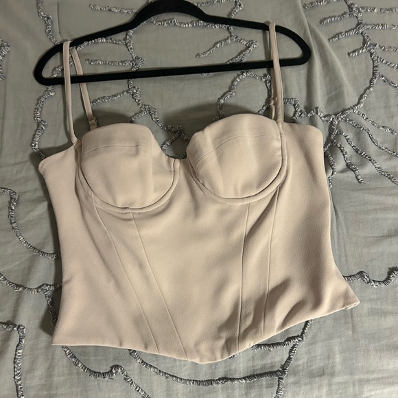 House of CB Shanna Underwired Corset in Oyster L+ - Picture 1 of 10